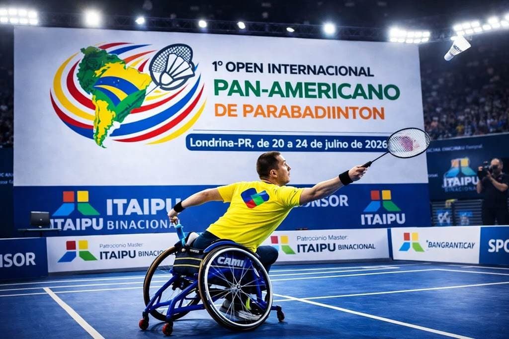 Londrina vai sediar 1º Open Internacional Pan-Americano de Parabadminton